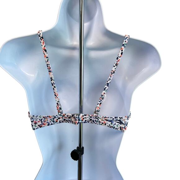 ATHLETA Barbados Delicate Floral Bikini Swimsuit Top Womens XS - Picture 2 of 7